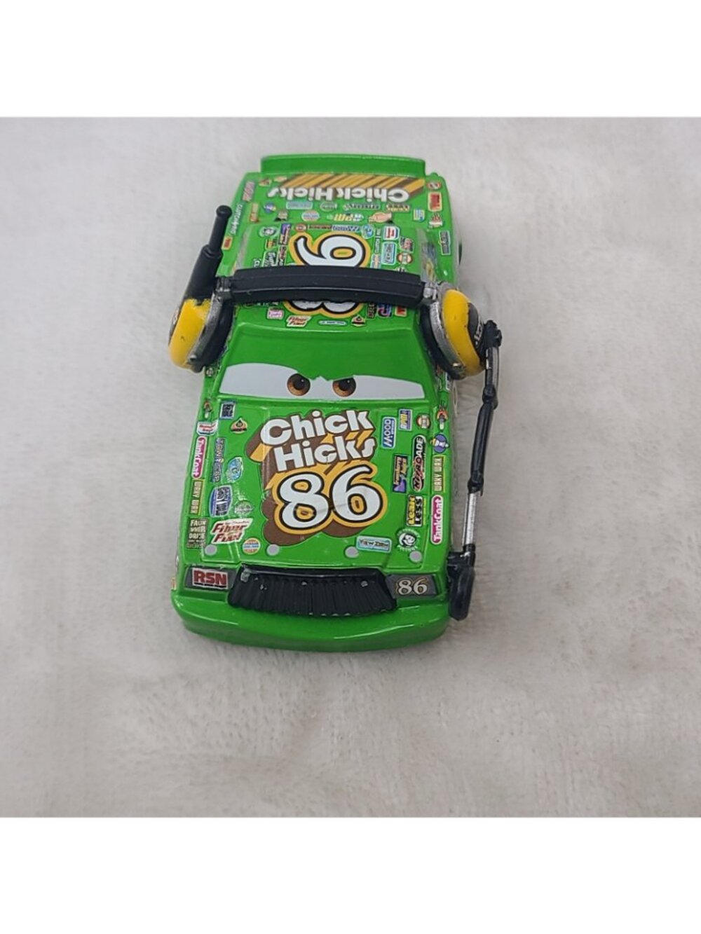 Disney Pixar Cars 3 Chick Hicks with Headset Mattel 1:55 Diecast DXV48 - Picture 3 of 9